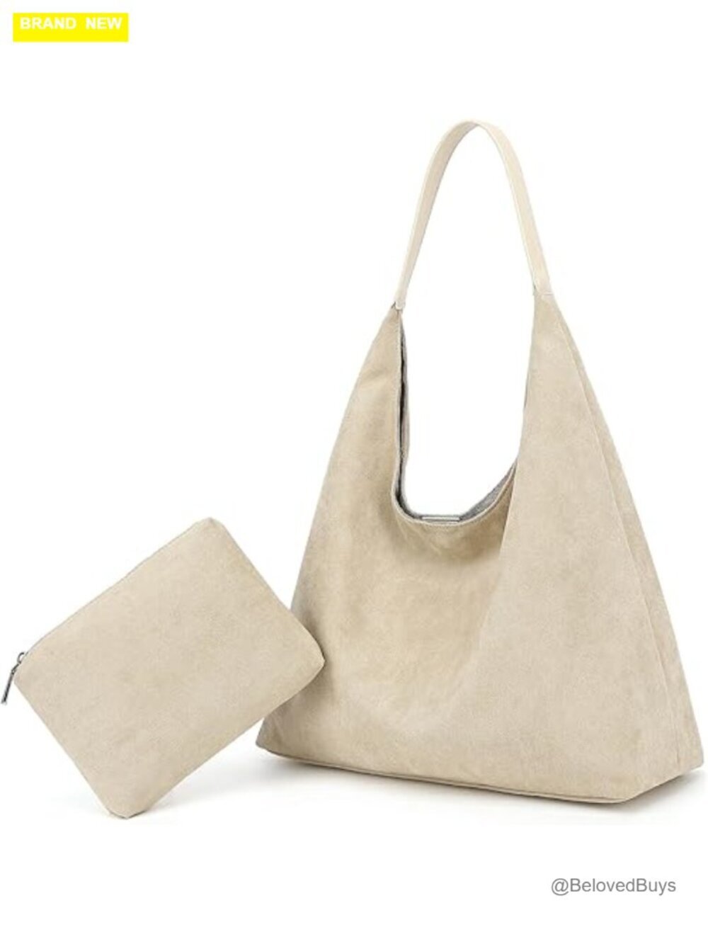 Vintage Brown Suede Tote Bag, Slouchy Hobo, Large Capacity Work Handbag